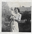 Adeline Goeke holding Carol Goeke